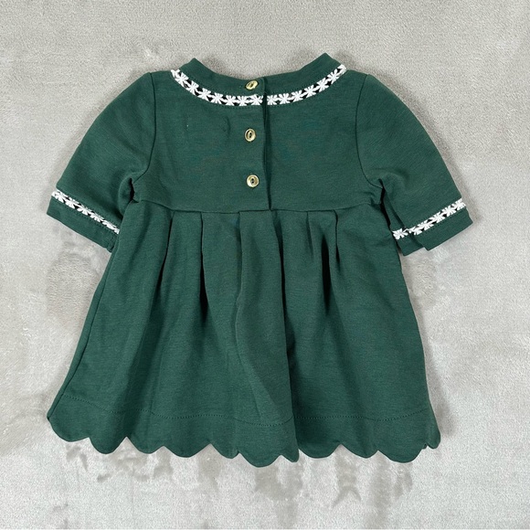 Tahari Green Lace Bow Dress - Picture 2 of 7